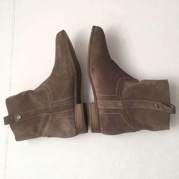 Frye & Co 9.5M Ankle boots Taupe Beige Suede - Picture 5 of 13